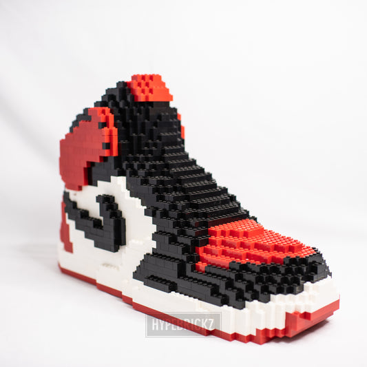 GIANT SIZE ULTIMATE "Bred Toe 1S" Sneakers Bricks