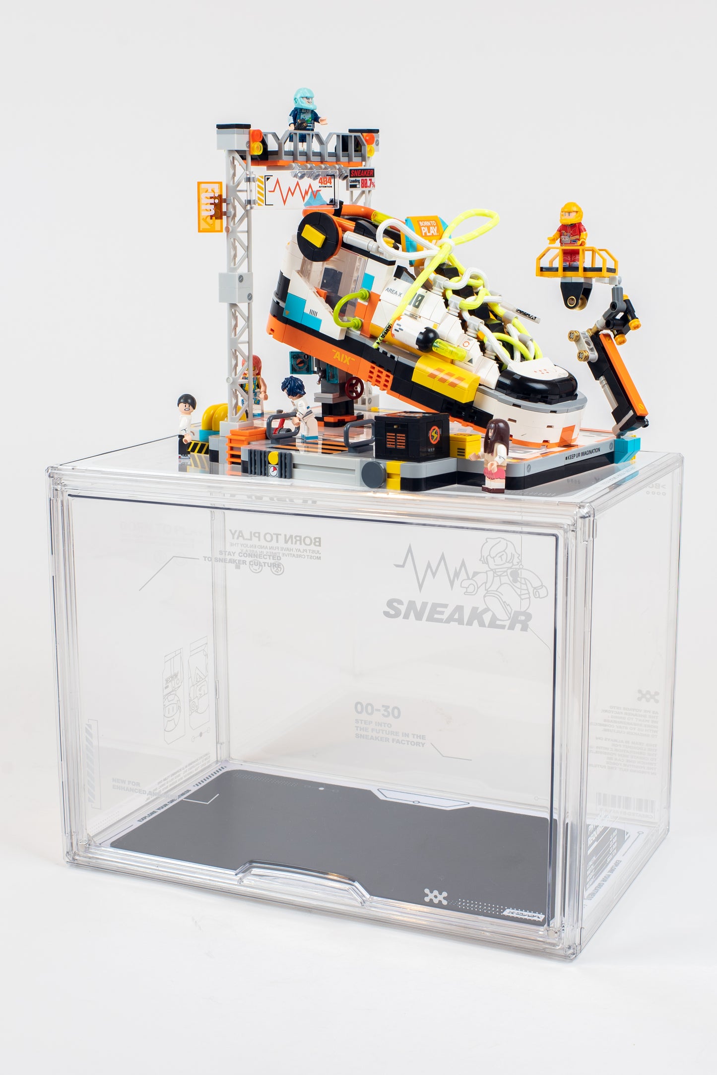 Sneaker Factory Bricks with Clear Display Case