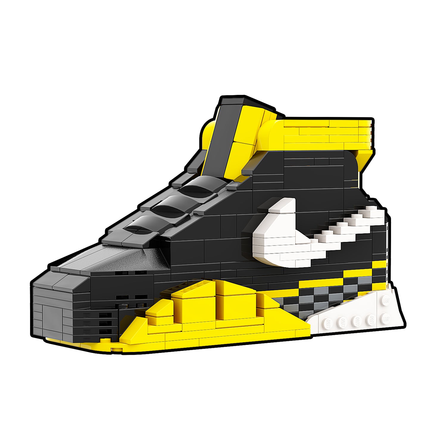 REGULAR  Kobe Zoom 1 "DEL SOL" Sneaker Bricks with Mini Figure
