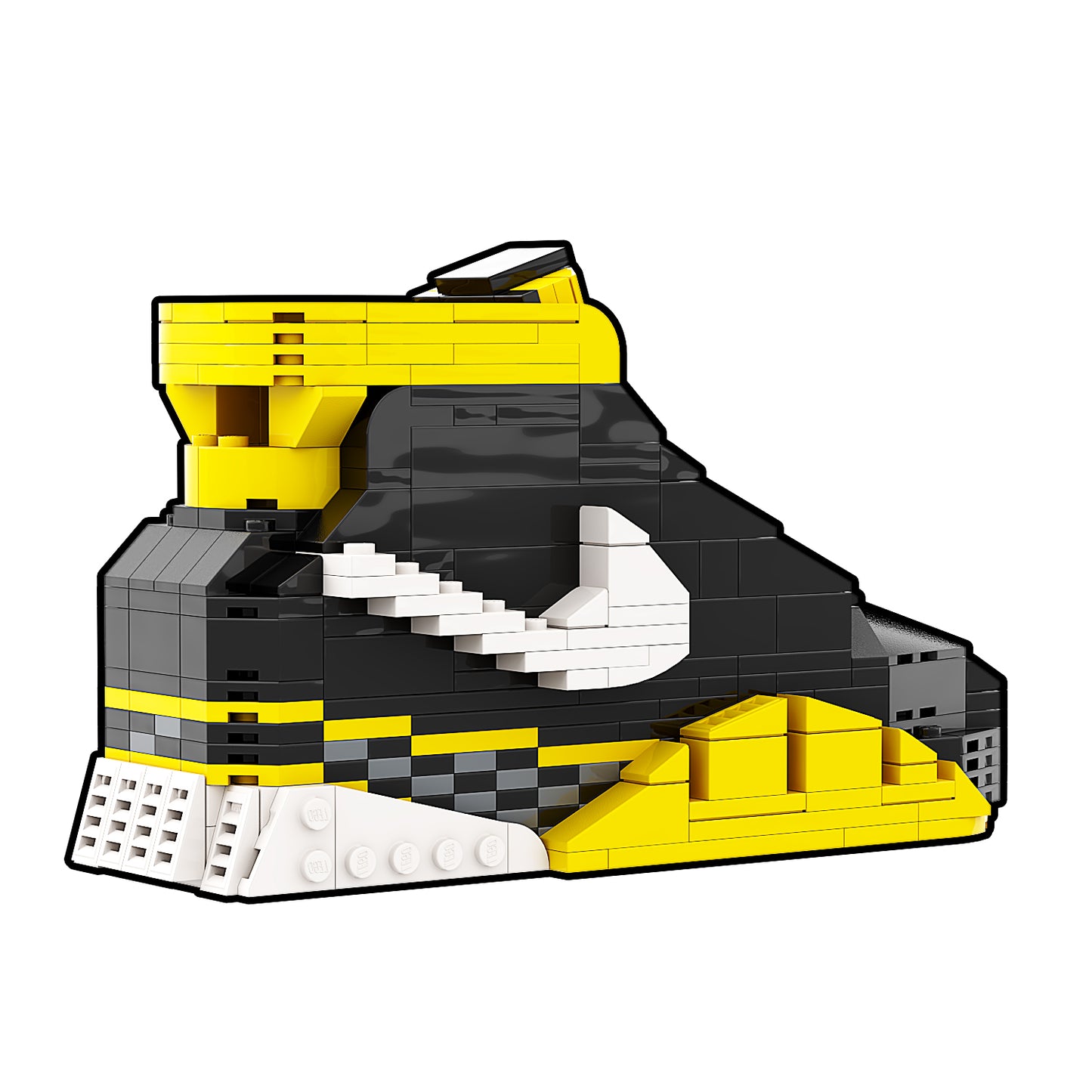 REGULAR  Kobe Zoom 1 "DEL SOL" Sneaker Bricks with Mini Figure