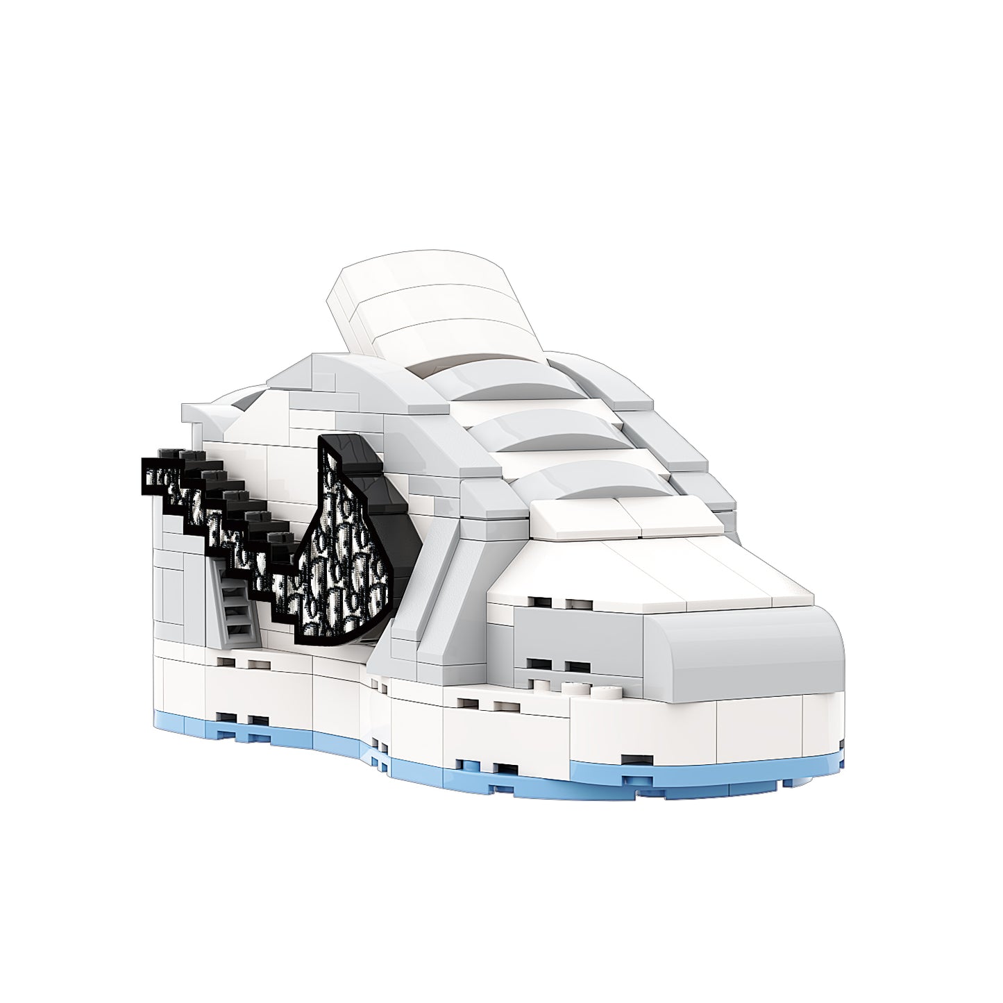 REGULAR "AJ1 Dior Low" Sneaker Bricks with Mini Figure