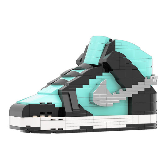 REGULAR  "Dunk High Diamond" Sneaker Bricks with Mini Figure